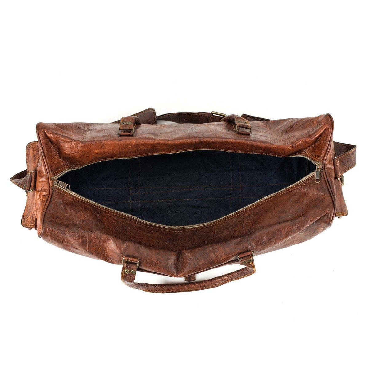 The Portland Duffle by Classy Leather Bags