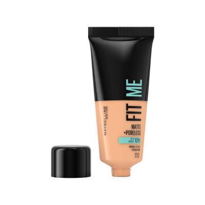 Maybelline New York Fit Me Matte+Poreless Foundation - Natural Matte Finish, Buildable Coverage for All Skin Tones by Beauty Care Bag
