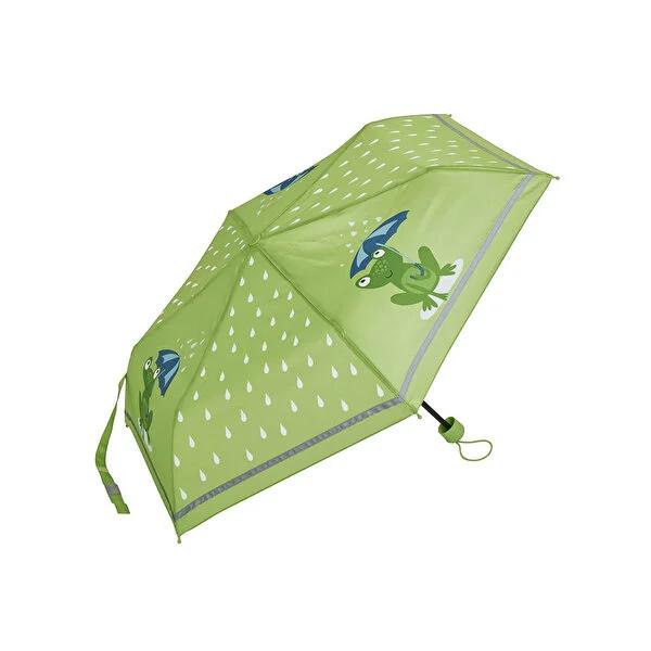 Ideenwelt Children's Frog-Themed Umbrella for Kids - Fun Rain Accessory for Boys and Girls by Beauty Care Bag