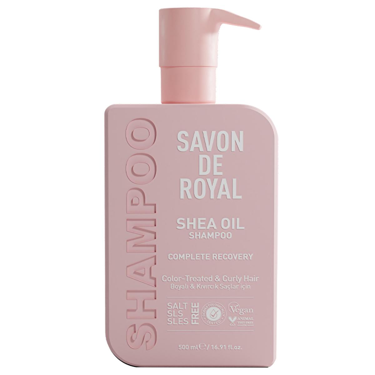 Savon De Royal Miracle Shea Oil Shampoo: Strengthens, Defines Curls & Protects Color - Sulfate-Free, Natural Oil Formula by Beauty Care Bag