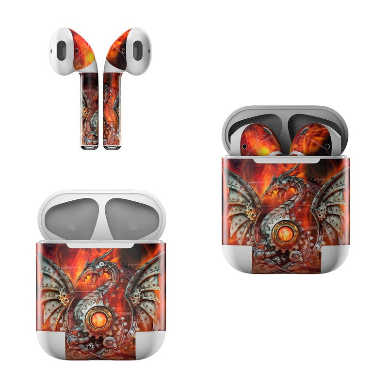 Furnace Dragon - Apple AirPods Skin by DecalGirl