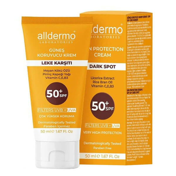 Alldermo SPF 50+ brightening sunscreen cream, 50 ml
