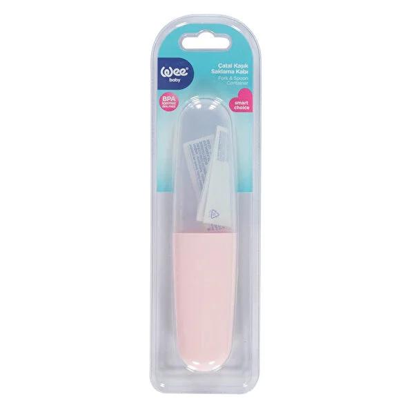 Wee Baby BPA-free silicone baby utensil holder