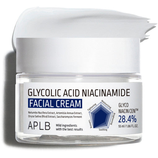 APLB Glycolic Acid Niacinamide Facial Cream 55ml by Seoulia