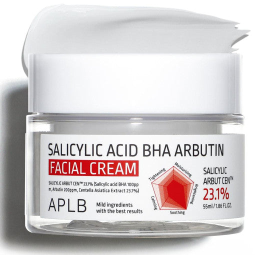 APLB Salicylic Acid BHA Arbutin Facial Cream 55ml by Seoulia