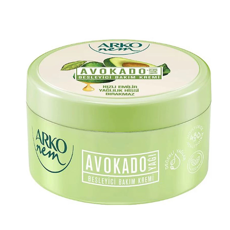 Arko Nem Avocado Moisturizing Cream for Smooth Skin 150 ml by Beauty Care Bag