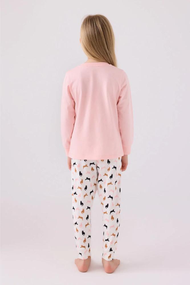 Arnetta Kids Long Sleeve Pajama Set in Light Pink by Beauty Care Bag