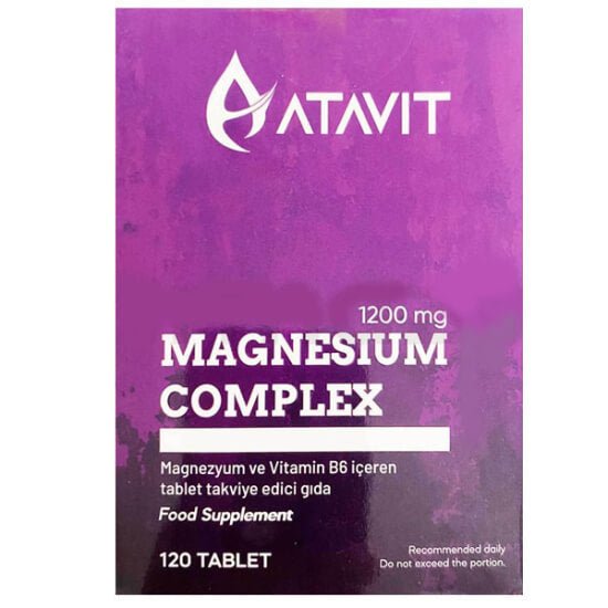 Atavit Magnesium Complex 1200 mg Dietary Supplement 120 TabletsSupplementsTorqelo.com