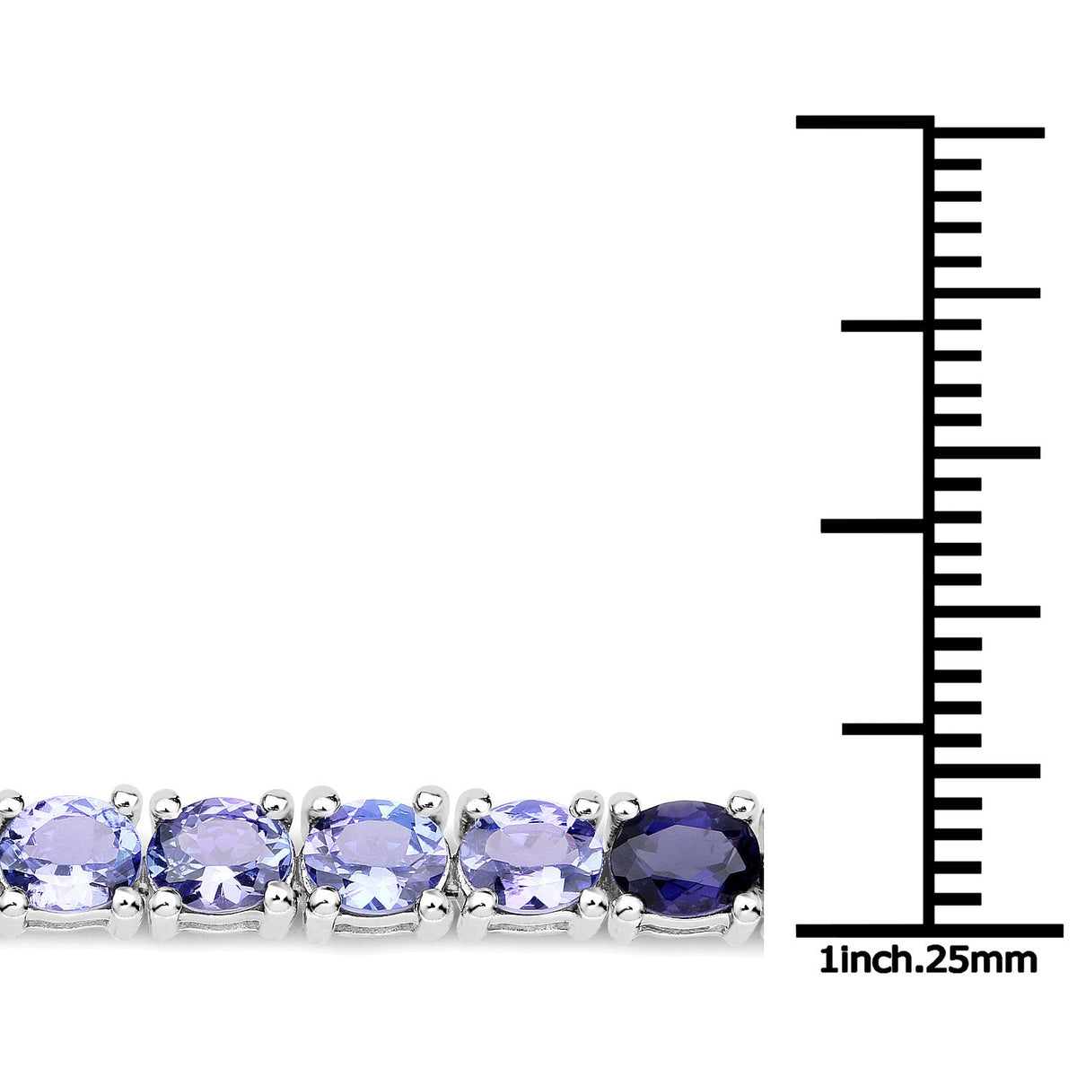 12.04 ct multi gemstone sterling silver bracelet, Avera Group, view 3