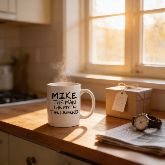 Personalized Mug - Personalized Coffee Mug for Men - Personalized Gift for Him, gift for men, custom mugs by Joyful Moose