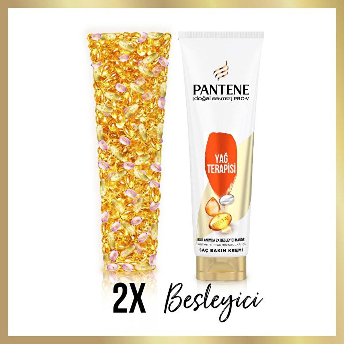 Pantene Nature Fusion Hair Care Cream - Nourishing, Repair Damaged Hair, Sustainable Packaging by Beauty Care Bag