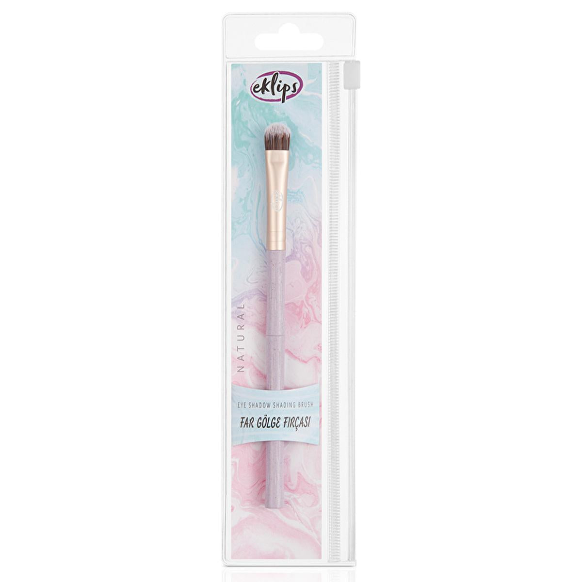 Eklips Natural Eyeshadow Brush: Soft Makeup Blending Brush for Flawless Eye Makeup Application - Gentle, Durable Bristles by Beauty Care Bag