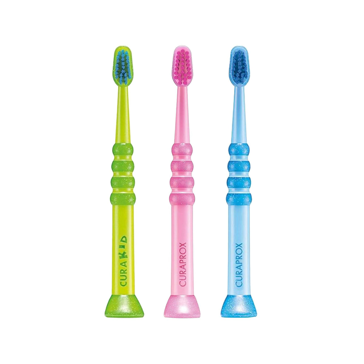 Curaprox Curakid CK4260 Ultra Soft Baby Toothbrush for Infants and Toddlers (0-4 Years) - Gentle on Gums, Soft Bristles, Trusted Oral Care by Beauty Care Bag