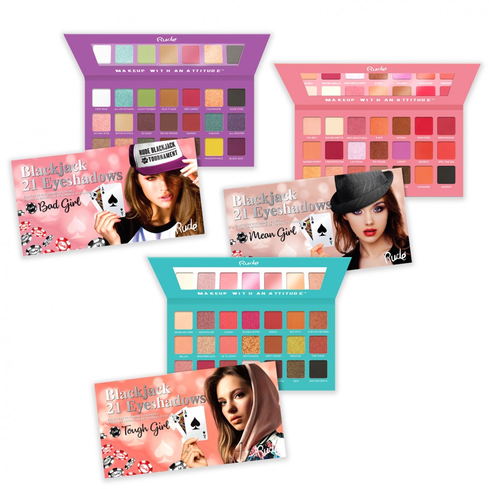 RUDE Blackjack 21 Eyeshadows (BUNDLE) by Avera Group