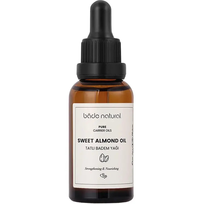 Bade Natural 100% Cold Pressed Sweet Almond Oil 30ml by Beauty Care Bag
