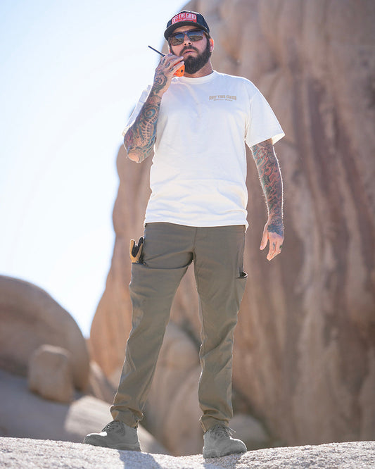 Lancer Taper Fit Pant - Beluga Brown by Off The Grid Surplus