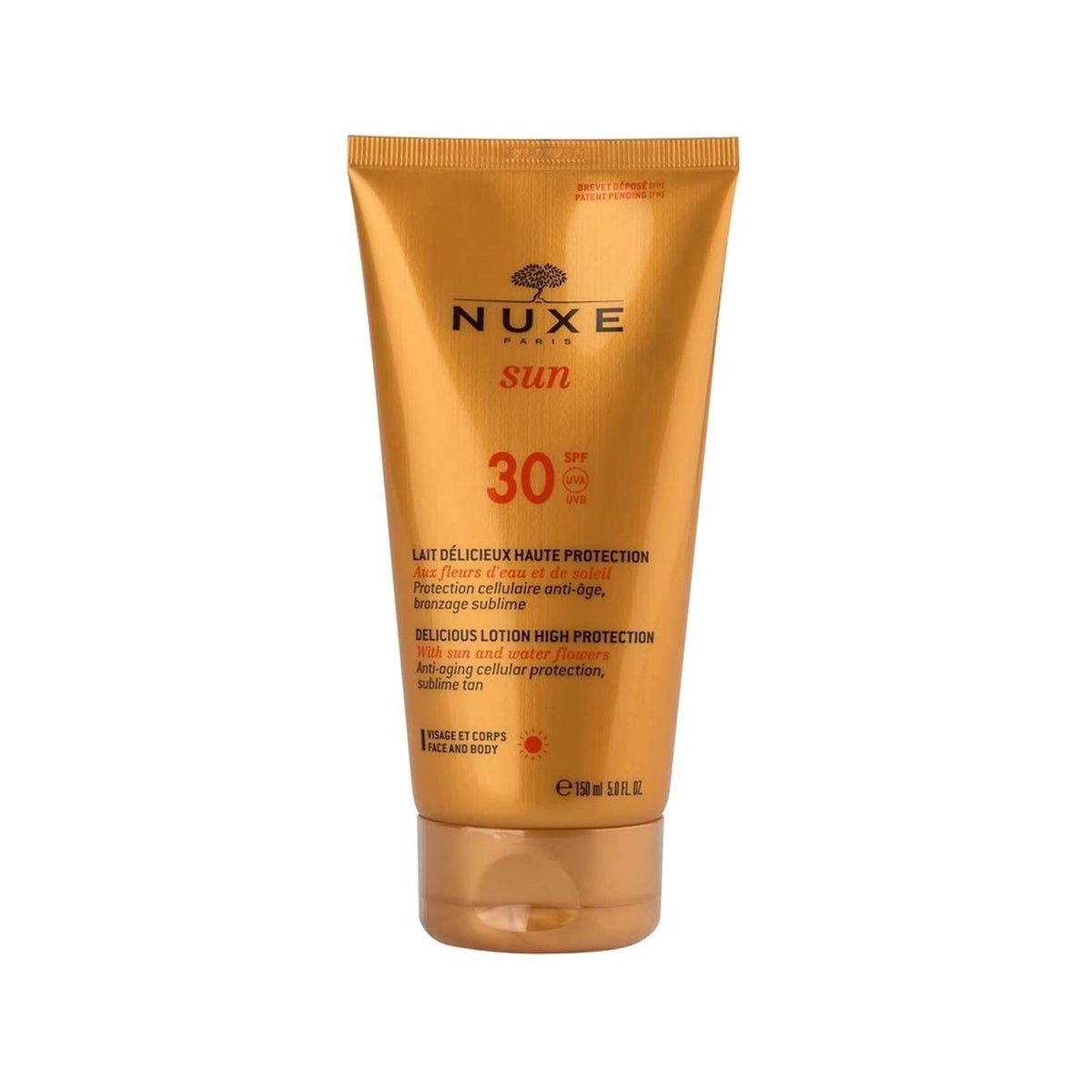 Nuxe Sun SPF30 sunscreen lotion for face and body, 150ml
