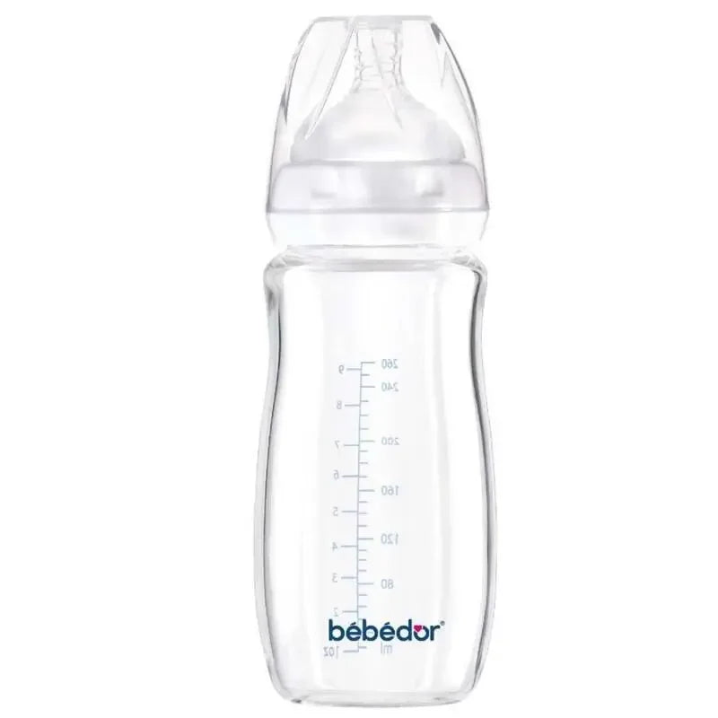 Bebedor Heat-Resistant Glass Baby Bottle 260ml by Beauty Care Bag