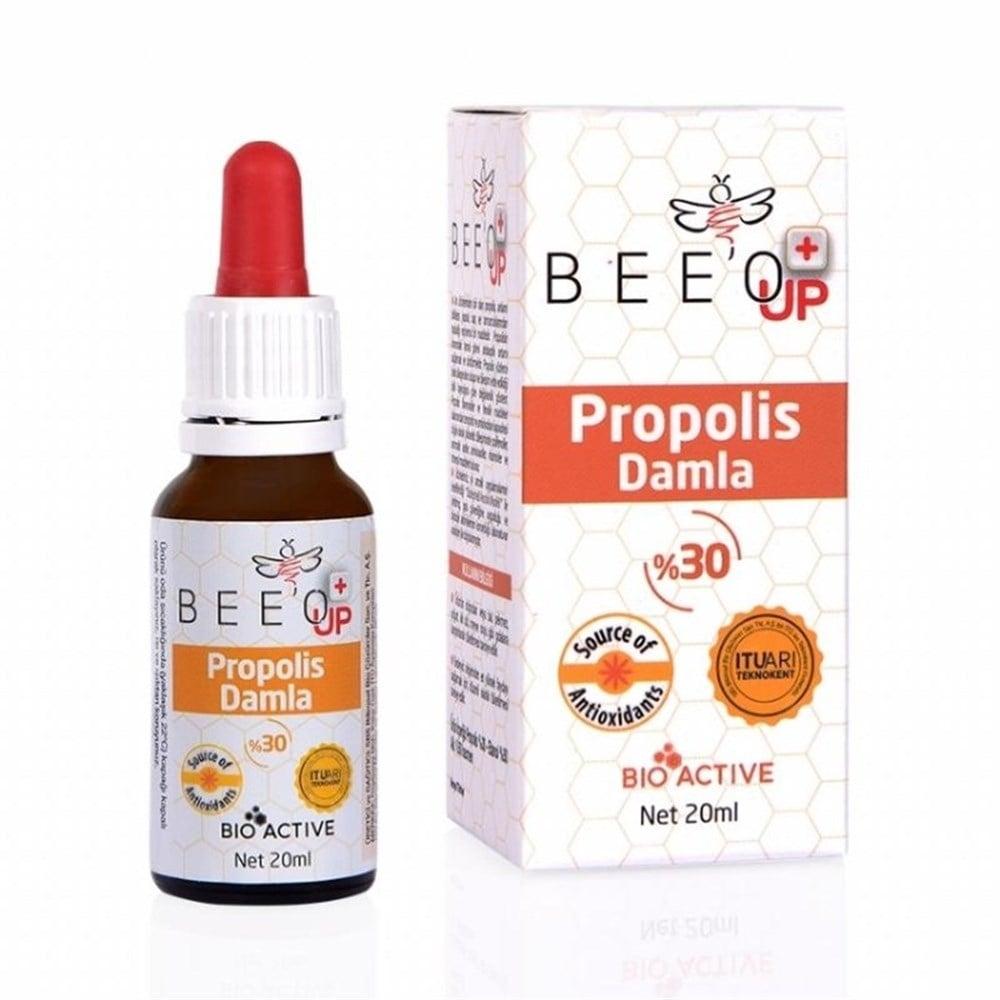 BEE'O UP 30% Propolis Supplement Drops - Natural Immune System Support, 0.68 fl ozFace SerumTorqelo.com