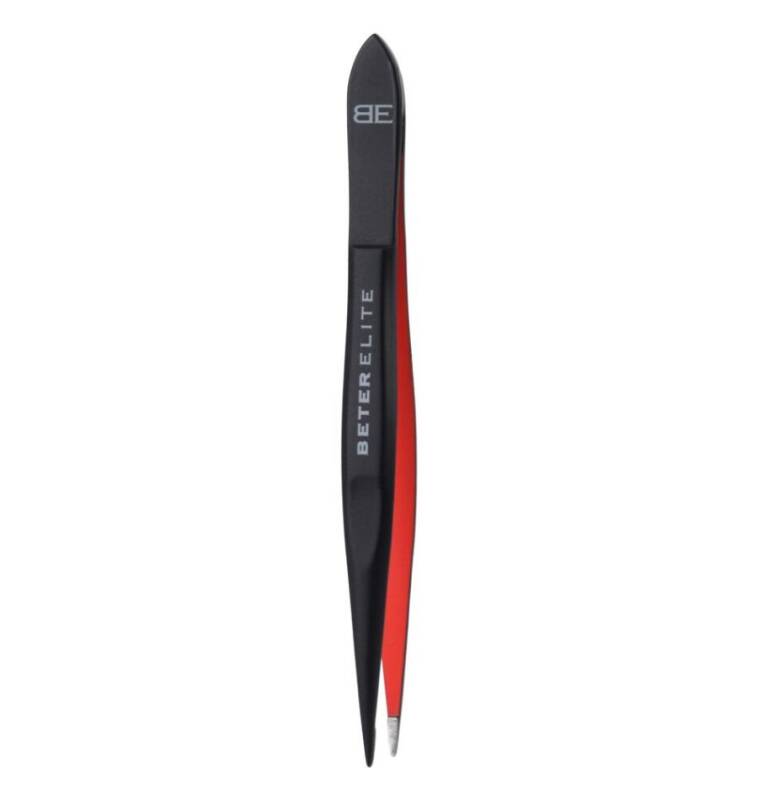 Beter Elite Fine Tip Tweezers for Precise Brow Shaping by Beauty Care Bag