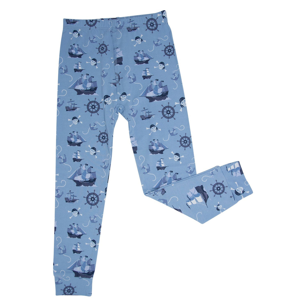 Pirate Ships Big Kid Pajama by Sweet Bamboo