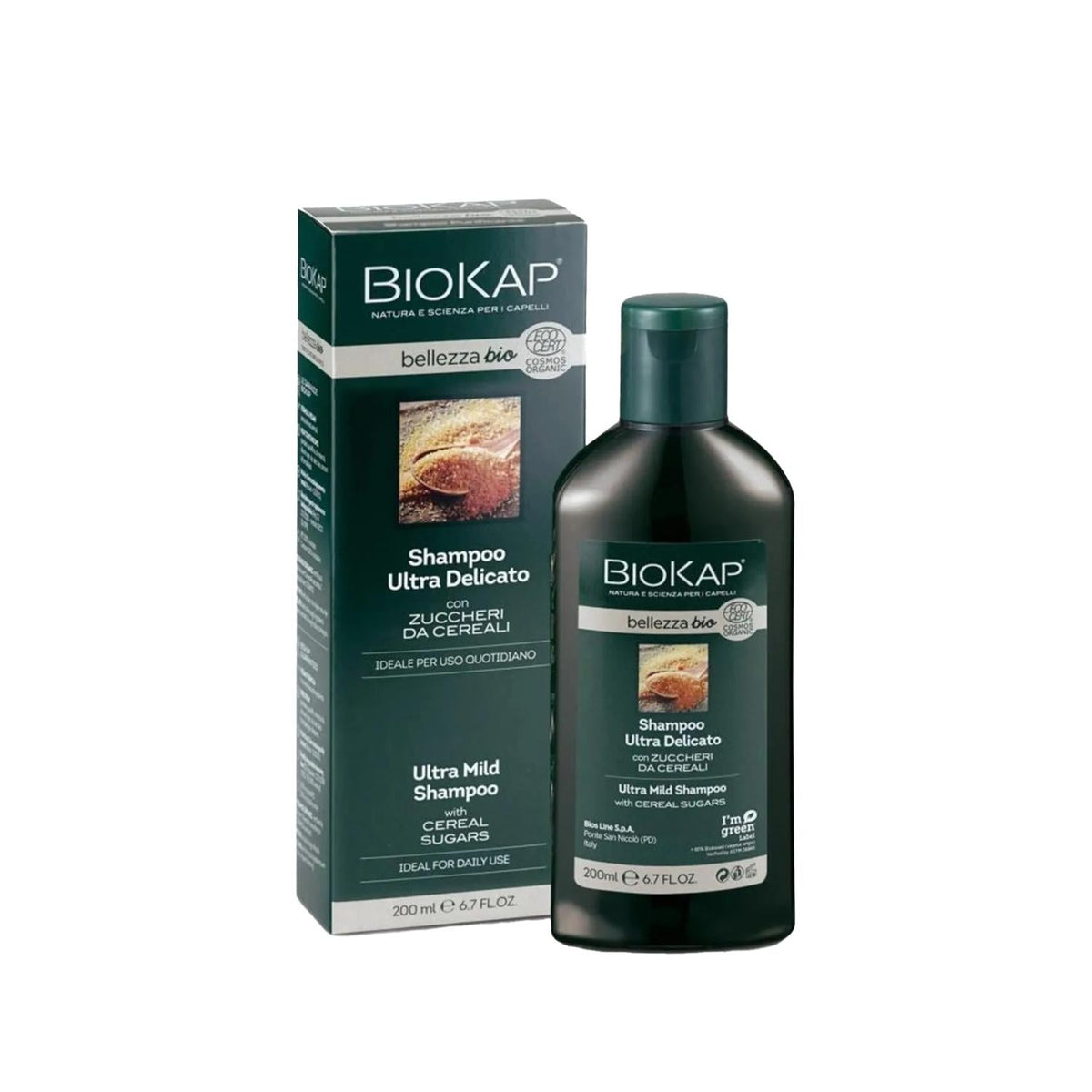 Biokap Gentle Bio Shampoo for Sensitive Scalps - Organic, Soft & Nourishing Hair CareShampooTorqelo.com
