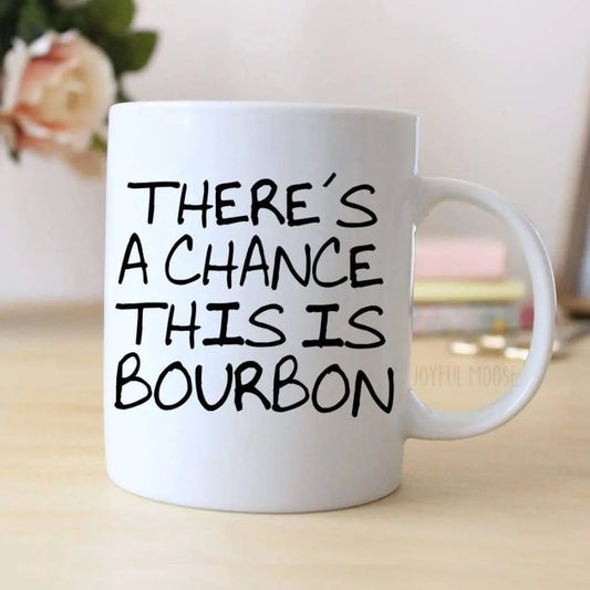 Bourbon Coffee Mug - Funny Bourbon Gift by Joyful Moose
