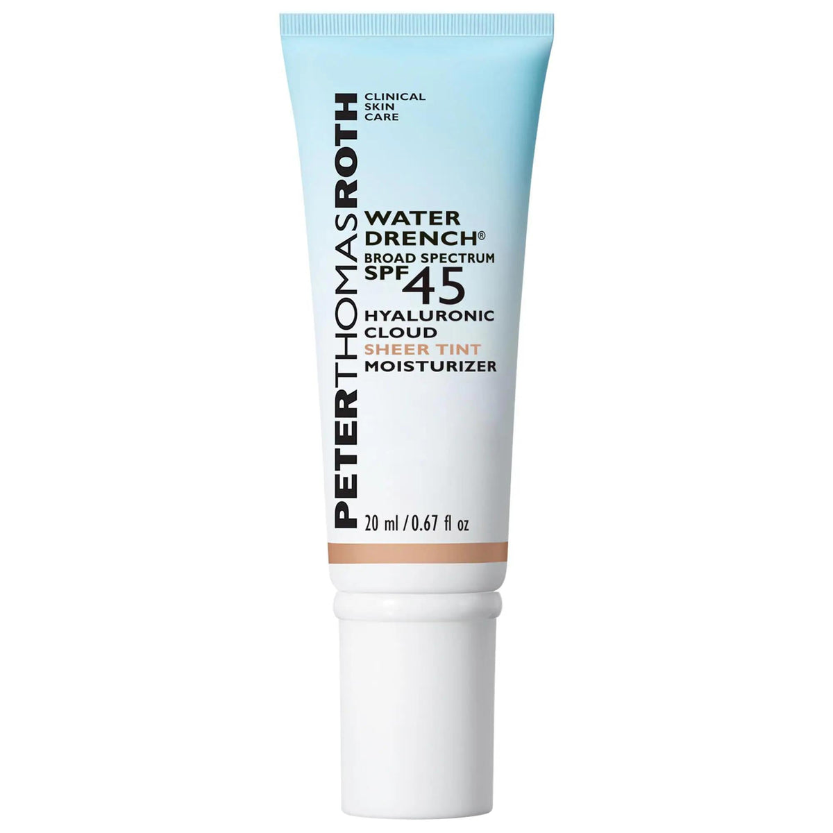 Peter Thomas Roth Water Drench SPF 45 Hyaluronic Sheer Tint Moisturizer: Hydrating, Anti-Aging & Broad Spectrum Sun Protection by Beauty Care Bag