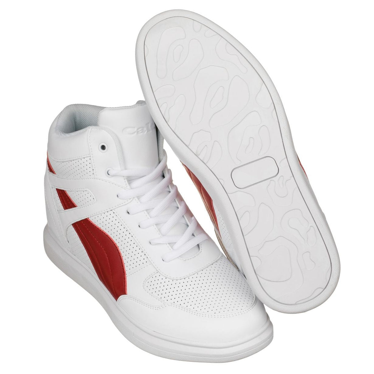 CALTO - H71902 - 3.8 Inches Taller (White/Red)Sneakers / AthleticsTorqelo.com