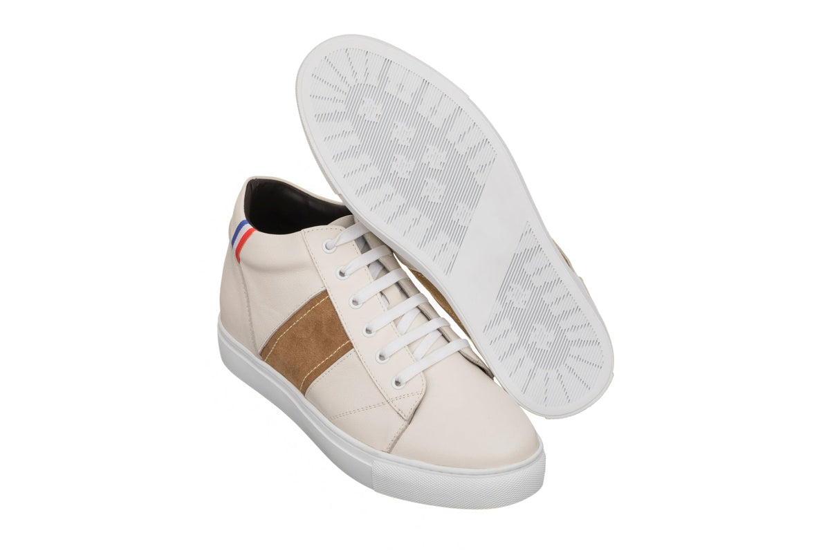 CALTO - K53101 - 2.8 Inches Taller (Beige White)CasualTorqelo.com