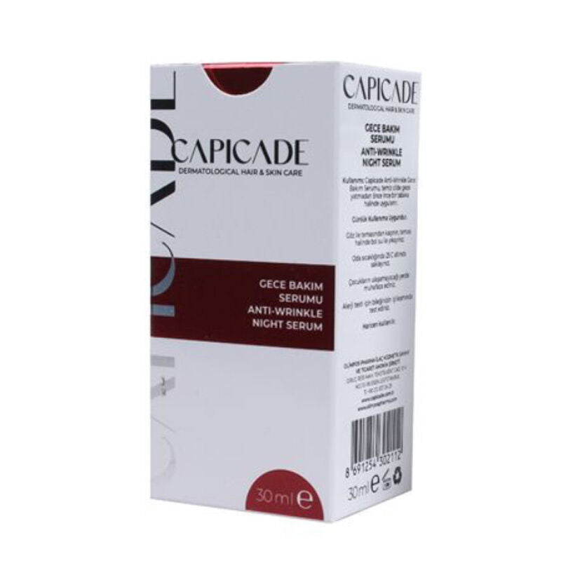 Capicade Night Care Serum Hydrating Anti-Aging Formula 30 ml by Beauty Care Bag