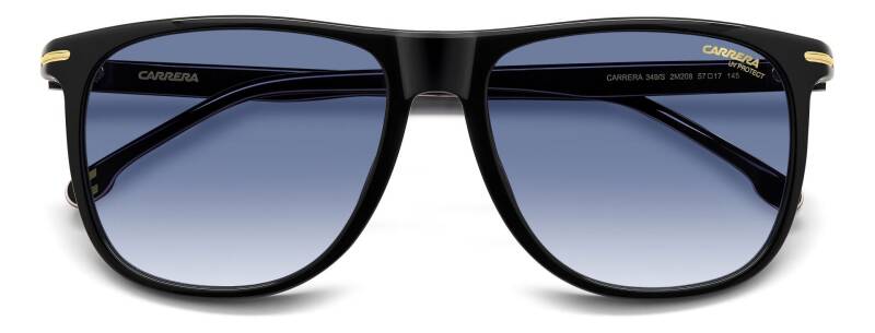 Carrera 349/S Blue Men's Sunglasses with Classic Frame 57mm by Beauty Care Bag