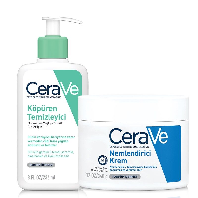 CeraVe Face, Cream Set by Beauty Care Bag