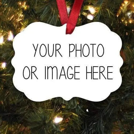 Christmas Photos Christmas Ornament - Custom Holiday Photo Christmas Ornament by Joyful Moose