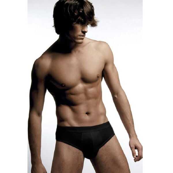 Cift Kaplan 870 Rib Knit Classic Briefs in Black by Beauty Care Bag