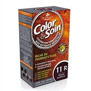 Color & Soin 11R Bilberry Red Permanent Hair Dye 135ml by Beauty Care Bag
