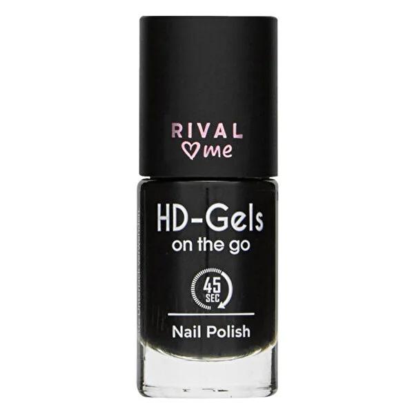 Rival Loves Me HD Gels nail gel polish in No:30 Mystic Black