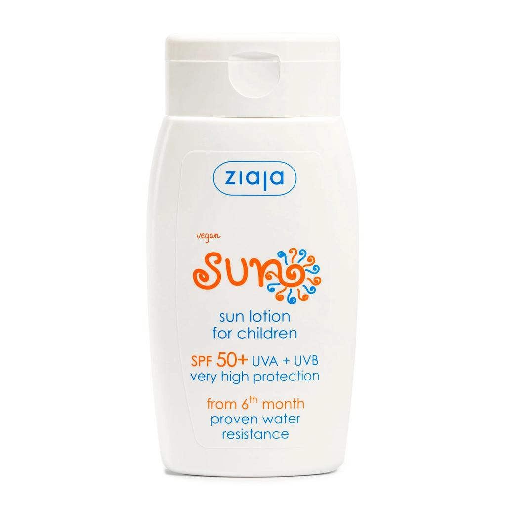 Ziaja Kids SPF 50+ Soothing Sun Protection Lotion 125 ml by Beauty Care Bag