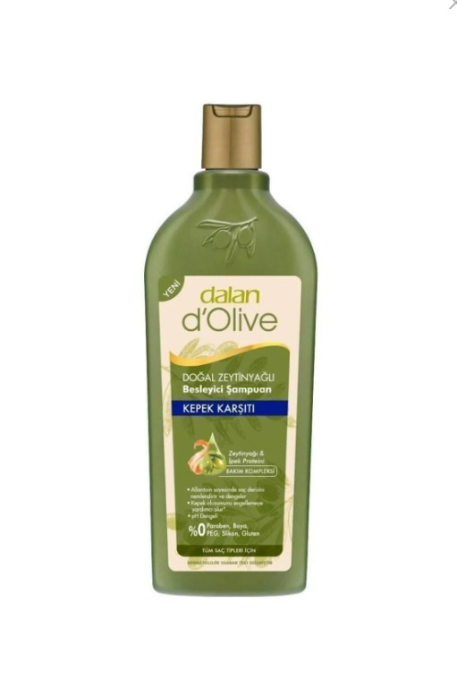 Dalan D'olive Anti-Dandruff Shampoo for Flake-Free Hair 400ml by Beauty Care Bag