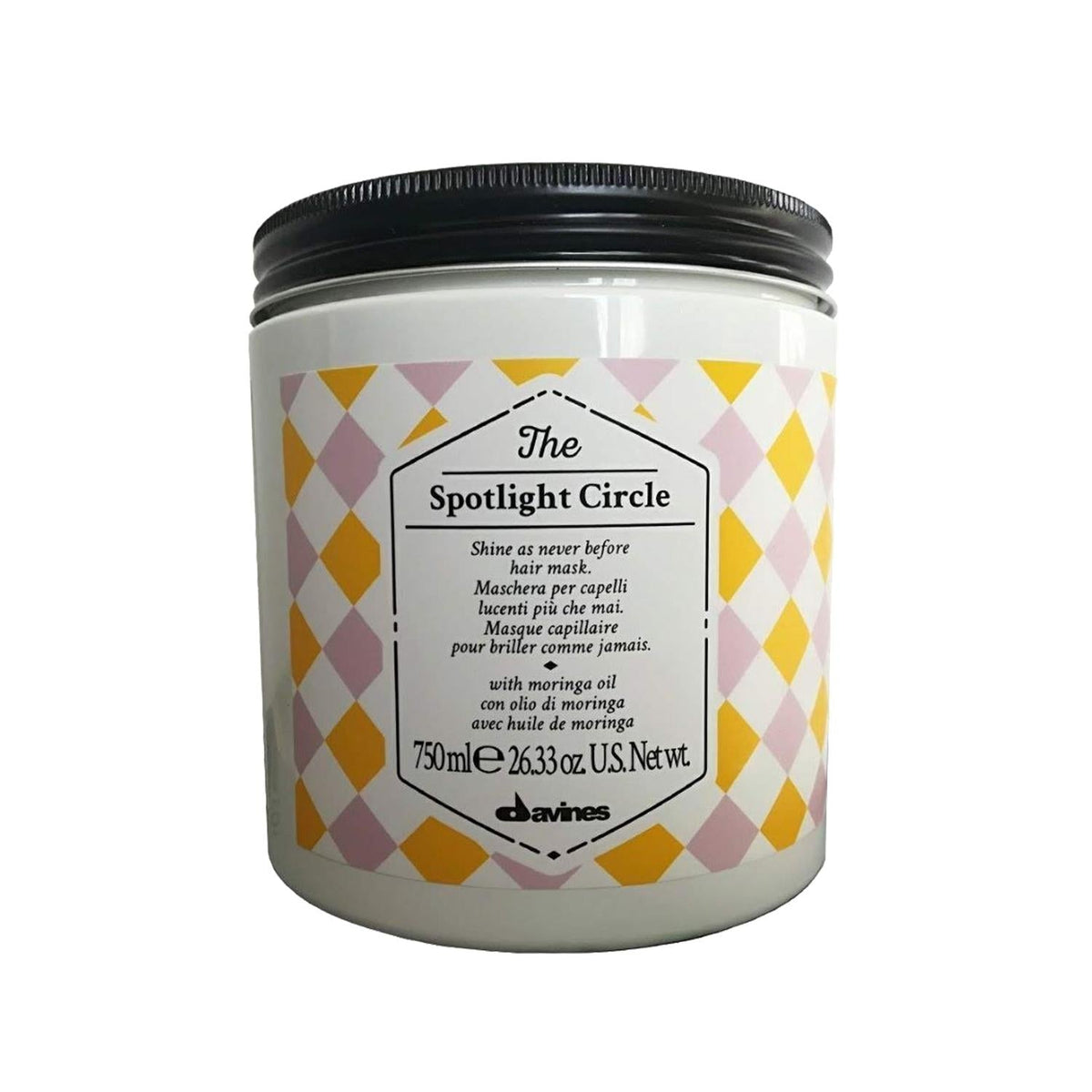Davines The Spotlight Circle Mat Hair Care Mask for Matte Hair - 25.4 fl oz Nourishing Treatment for Dry, Damaged LocksHair MaskTorqelo.com