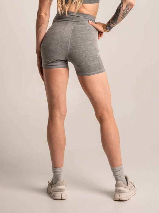 WOMEN'S | DEBUT 4-INCH SHORT : GRAY by Alpha Country Training + Nutrition