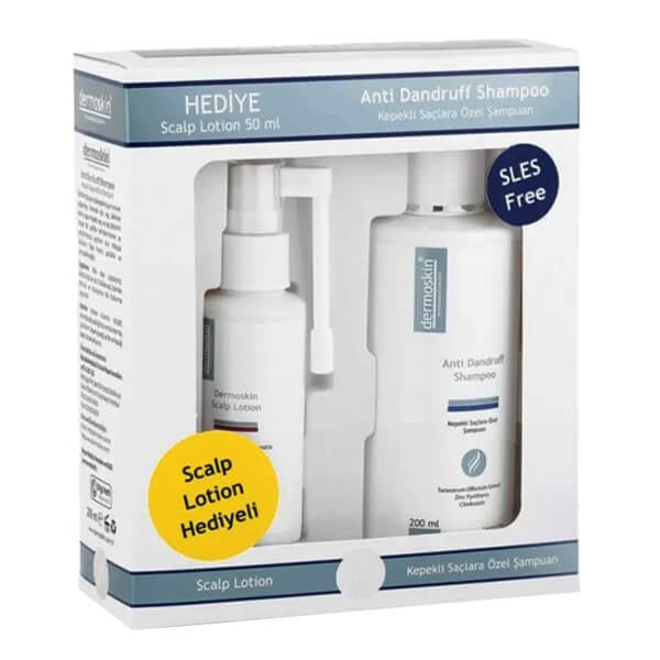 Dermoskin Anti-Dandruff Shampoo 200 ml & Scalp Lotion SetHair CareTorqelo.com