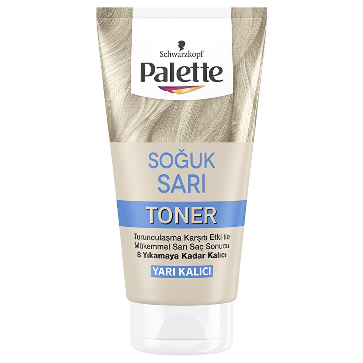 Palette Cool Blonde Hair Toner - Neutralize Yellow & Brass, Achieve Cool Blonde Tones at Home - Temporary Hair Dye, 150 ml by Beauty Care Bag