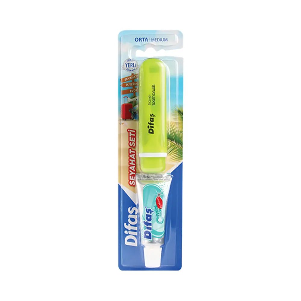Difas Travel Oral Care Set with Toothbrush & Toothpaste 15mlOral CareTorqelo.com