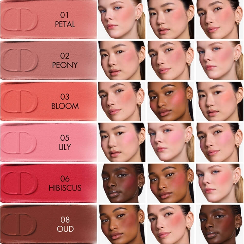 Dior Forever Blush Soft Filter 05 Lily - Silky Powder Blush by Beauty Care Bag