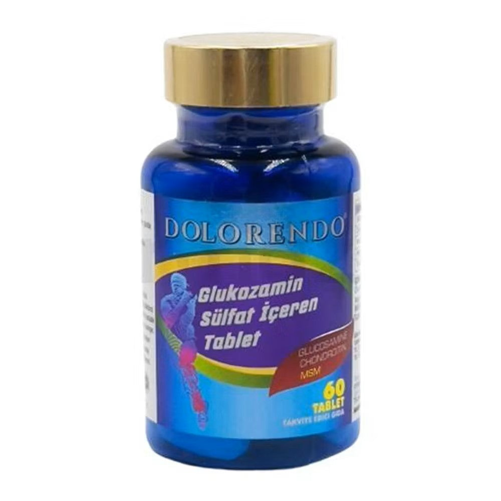 Dolorendo Glucosamine Sulfate Joint Support Supplement 60 Tablets by Beauty Care Bag