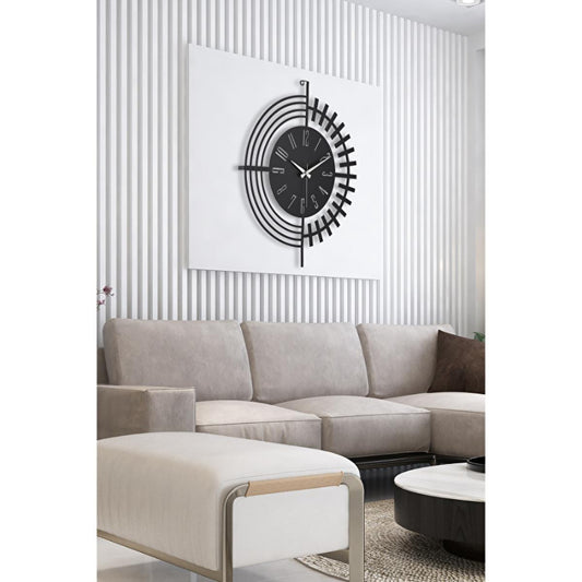 Muyika 41x41cm metal wall clock β view 2