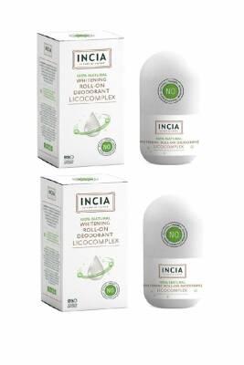 Incia Natural Roll-on Deodorant - Whitening, Chemical-Free, 3.38 fl oz by Beauty Care Bag