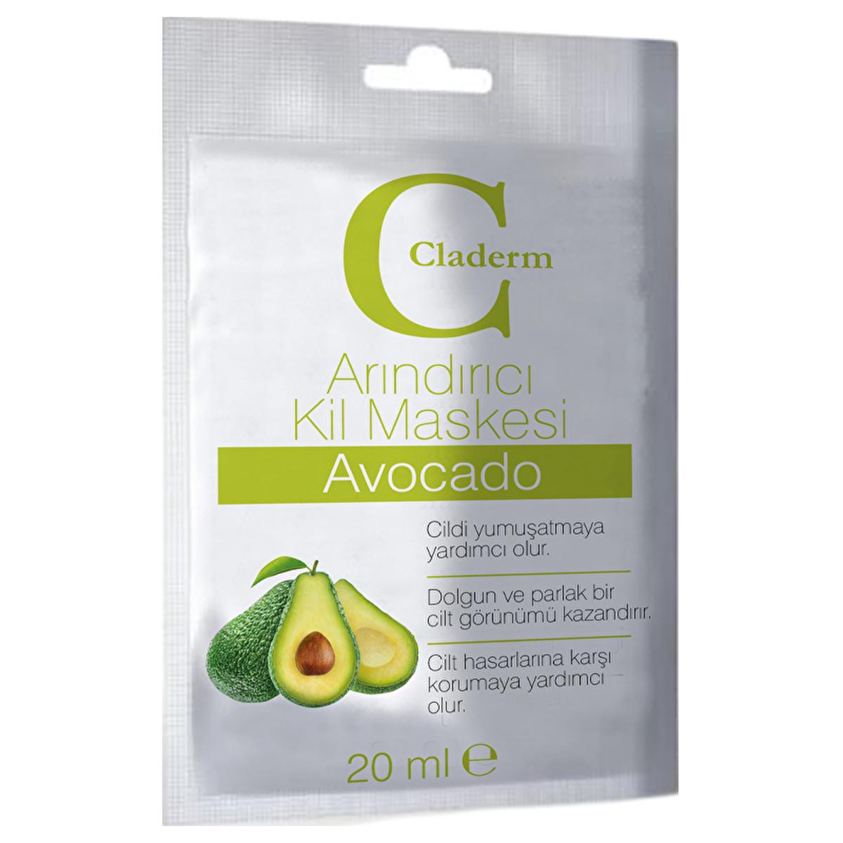 Claderm avocado nourishing face mask
