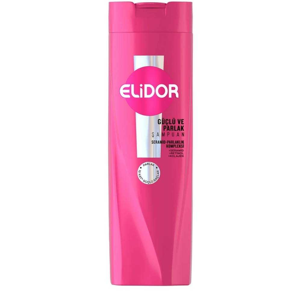 Elidor Strong & Shiny Shampoo for Radiant Dull Hair 400ml by Beauty Care Bag
